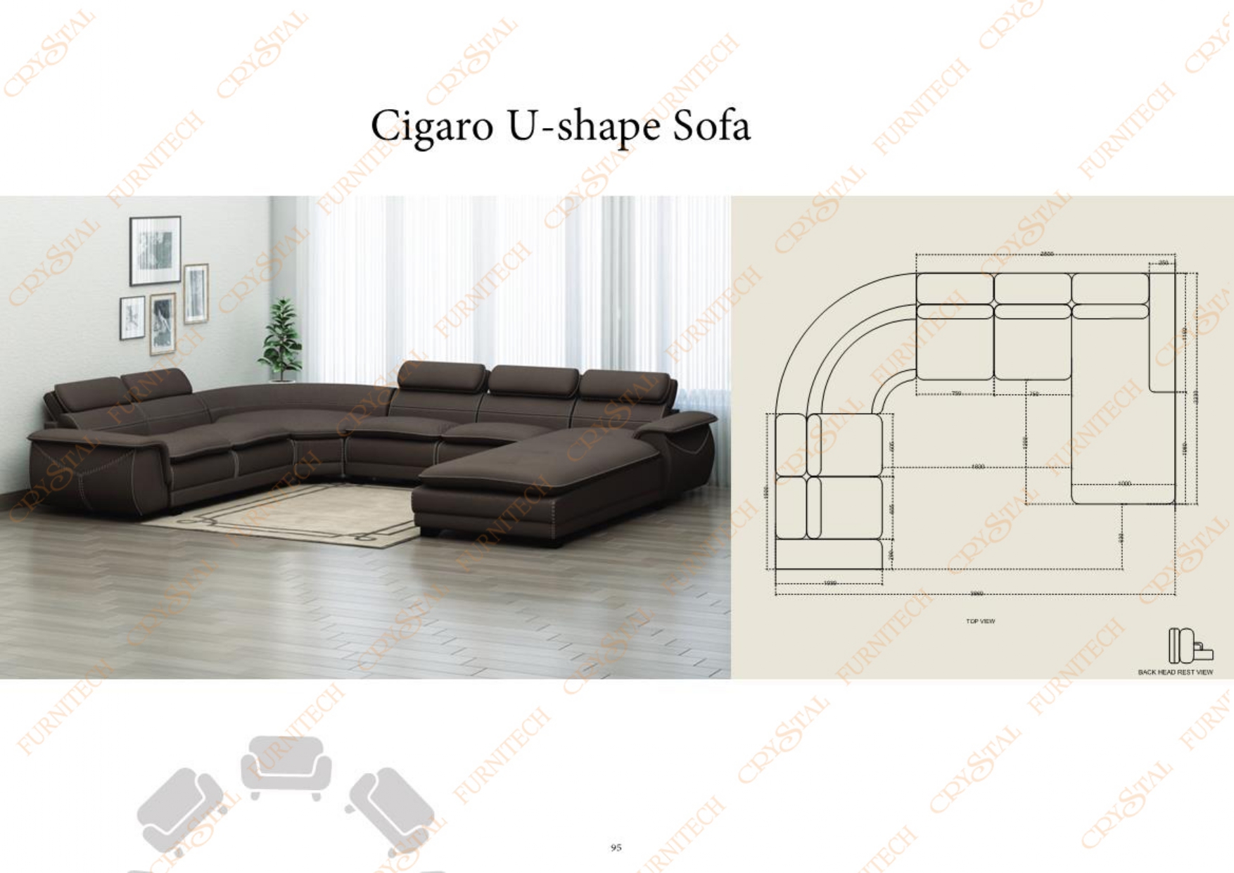 Cigaro U Shape Sofa