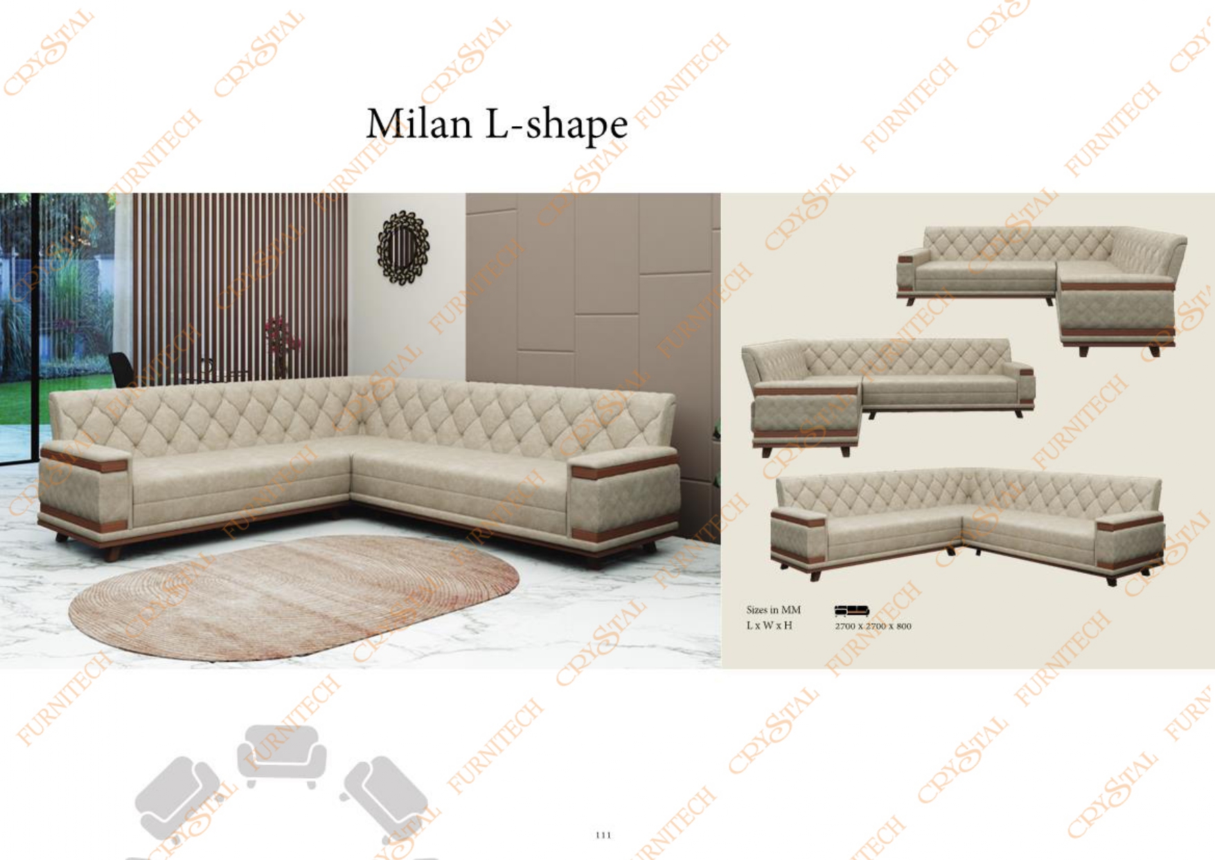 Milan L shape